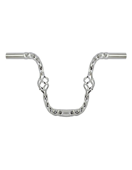 Cage Twisted Handlebar 9 25.4mm Chrome.